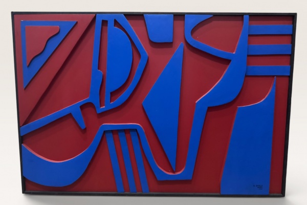Joias . FRANZ WEISSMANN - escultura de chão em ferro pintado, m foto 7