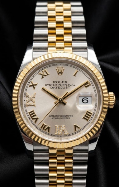 Relogios . Relógio original Rolex Datejust 36mm- Ref: 126233 Movimento Automático - ...