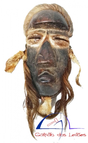 Joias . Arte africana: Máscara/Elmo p/ cerimonial de dança, etn foto 3