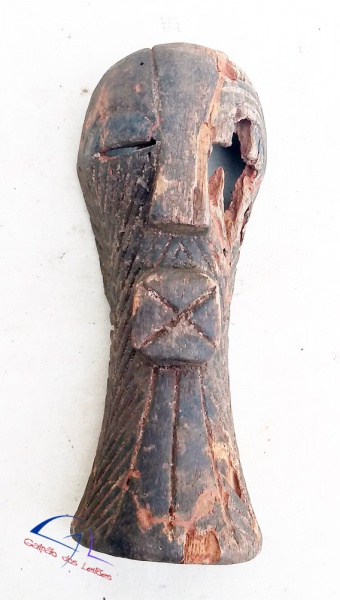 Joias . Arte africana: Máscara/Elmo p/ cerimonial de dança, etn foto 5