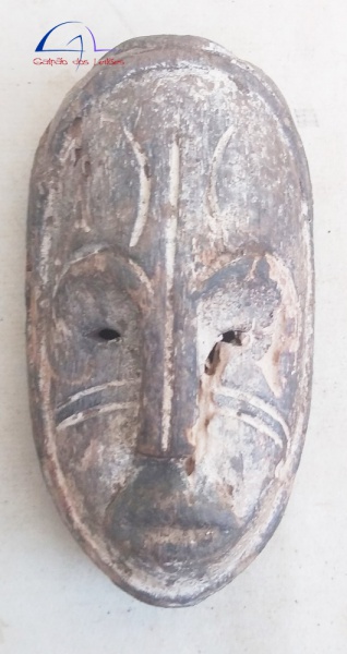 Joias . Arte africana: Máscara/Elmo p/ cerimonial de dança, etn foto 8