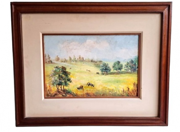 Arte . DUCHEMIN SYLVIE - Belíssimo óleo sobre tela, assinado e foto 2