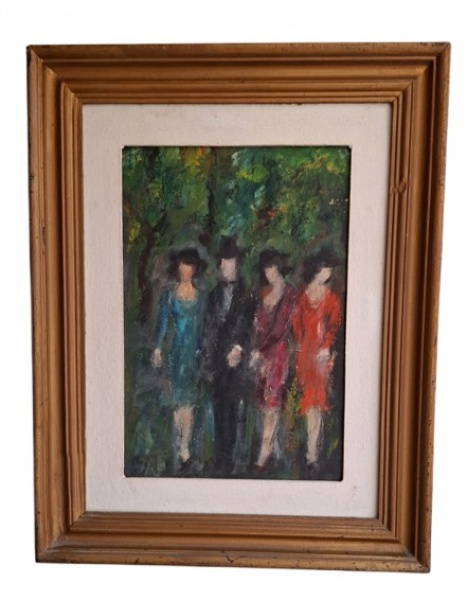 Arte . DUCHEMIN SYLVIE - Belíssimo óleo sobre tela, assinado e foto 5