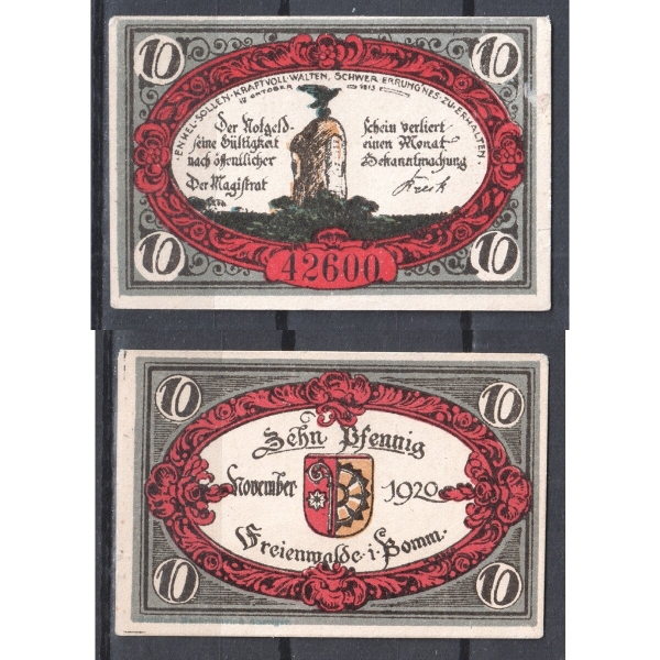 Joias . CIDADE DE BREMEN (TERRA DE BREMEN)  - 50 PF - 1921 - TA foto 1