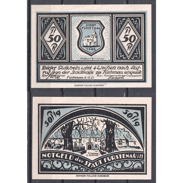 Joias . CIDADE DE BREMEN (TERRA DE BREMEN)  - 50 PF - 1921 - TA foto 2
