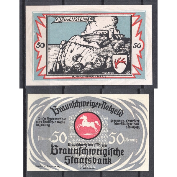 Joias . CIDADE DE BREMEN (TERRA DE BREMEN)  - 50 PF - 1921 - TA foto 7