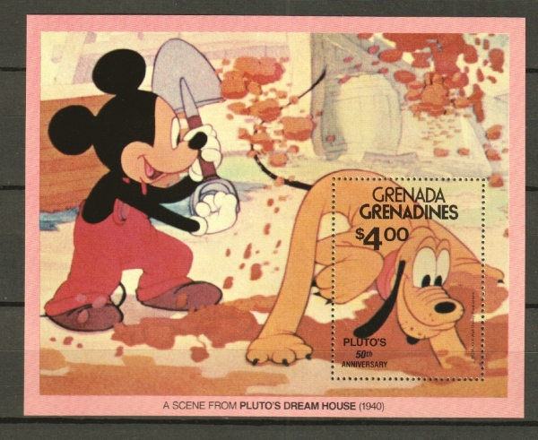 Joias . DISNEY - GRENADA - BLOCO NOVO COM SELOS AUTOADESIVOS - foto 4