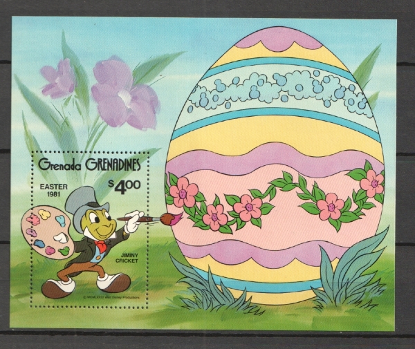 Joias . DISNEY - GRENADA - BLOCO NOVO COM SELOS AUTOADESIVOS - foto 6