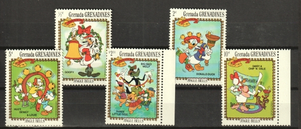 Joias . DISNEY - GRENADA - BLOCO NOVO COM SELOS AUTOADESIVOS - foto 8