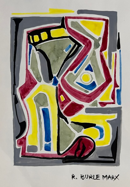 Arte . Di Cavalcanti, óleo sobre tela, 40 X 50 cm, assinado no foto 2