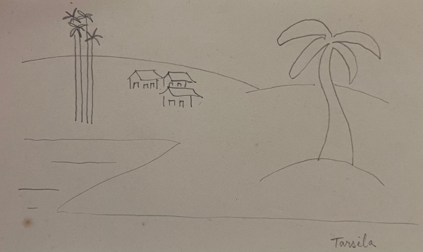 Arte . Volpi, Bandeirinhas e Mastro, tempera sobre tela, 68,5 foto 1