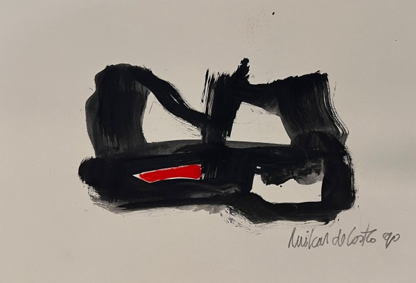 Arte . Volpi, Bandeirinhas e Mastro, tempera sobre tela, 68,5 foto 5