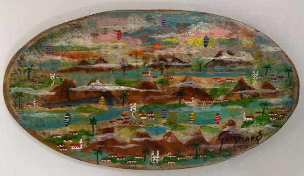 Arte . Di Cavalcanti, óleo sobre tela, 40 X 50 cm, assinado no foto 5