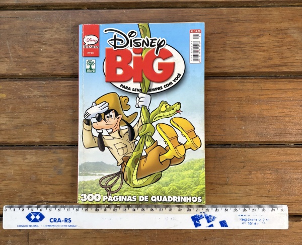 Joias . GIBI ANTIGO DISNEY BIG - Nº 15 - C/MARCAS DO TEMPO300 P foto 1