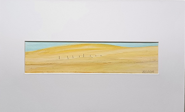Joias . Zé Tarcisio - Óleo sobre cartão, medindo 7 x 29 cm, assinado no canto direito ...