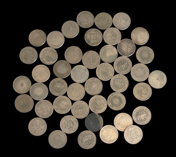 Joias . Numismática, moeda Brasil, 960R réis, prata, ano 1812, foto 2