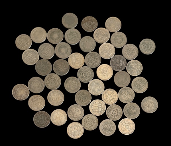 Joias . Numismática, moeda Brasil, 960R réis, prata, ano 1812, foto 3
