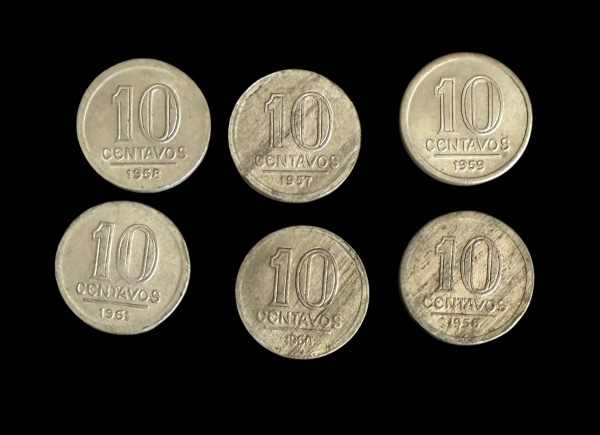 Joias . Numismática, moeda Brasil, 960R réis, prata, ano 1812, foto 6