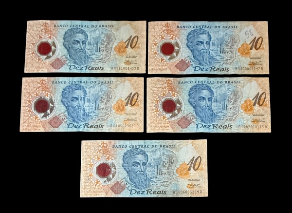 Joias . Cédula Brasil, 50.000 cruzeiros reais, dita baiana, cha foto 1