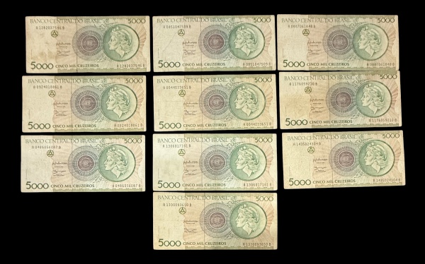 Joias . Cédula Brasil, 50.000 cruzeiros reais, dita baiana, cha foto 4