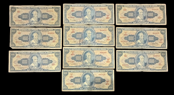 Joias . Cédula Brasil, 50.000 cruzeiros reais, dita baiana, cha foto 5