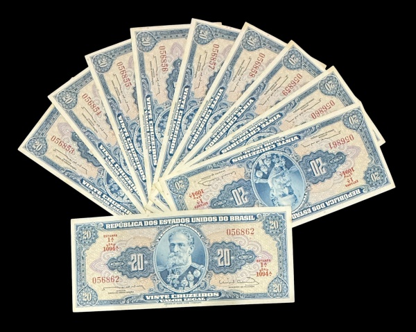 Joias . Cédula Brasil, 50.000 cruzeiros reais, dita baiana, cha foto 7