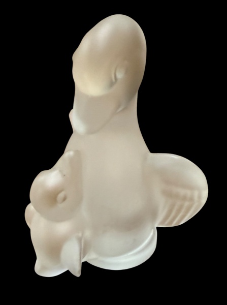 Joias . Cristal de Sevres - França - Escultura em cristal repre foto 6