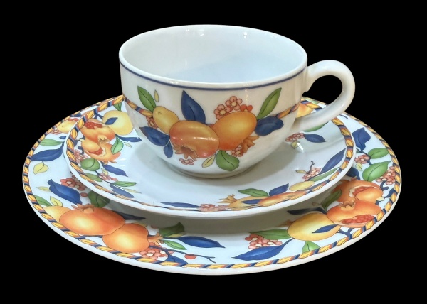 Joias . Serves - Imponente fruteira centro de mesa em porcelana foto 3