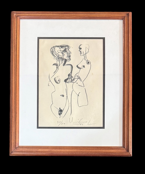 Joias . IBERÊ CAMARGO (RS 1914 - RS 1994) - Serigrafia - Tema e foto 4