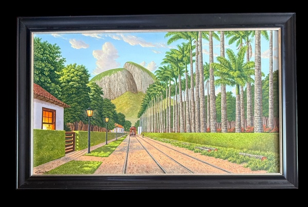 Arte . Eduardo Camões (RJ 1955) - "Paisagem do Jardim Botâ foto 8