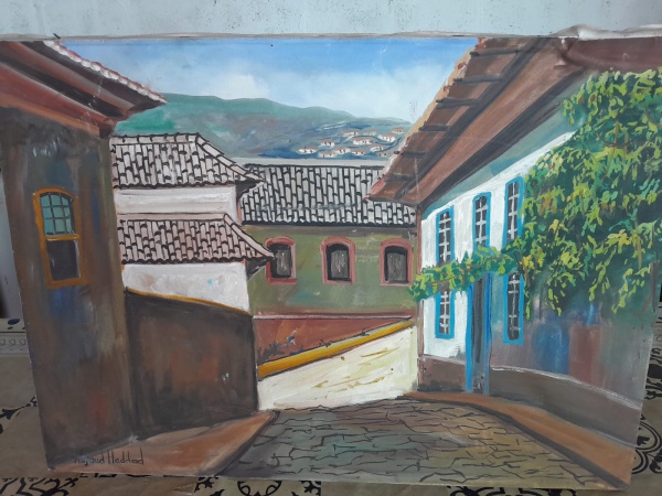 Arte . QUADRO ÓLEO SOBRE TELA MOÇA  - AUTORIA VIVIANE ALVES - foto 8