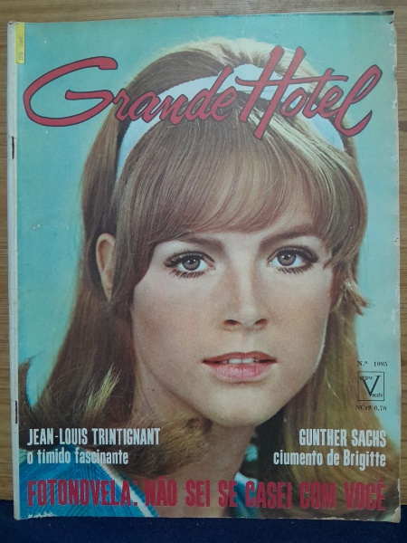 Joias . REVISTA GRANDE HOTEL /ANO XXI / Nº 1101 / 10/09/1968 / foto 1