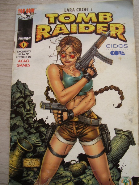 Gibi TOMB RAIDER N1 Ano 2000 - Editora Abril - Formato