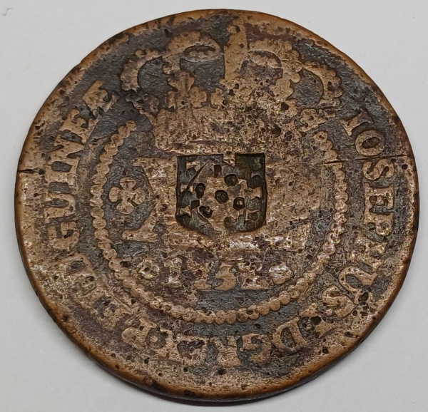 Joias . NUMISMÁTICA - ANTIGA MOEDA DE COBRE DO BRASIL ( IMPÉRIO foto 1