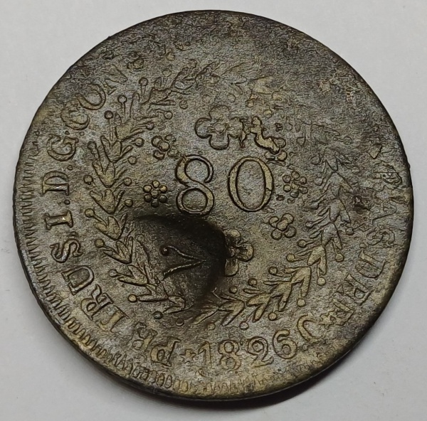 Joias . NUMISMÁTICA - ANTIGA MOEDA DE COBRE DO BRASIL ( IMPÉRIO foto 7