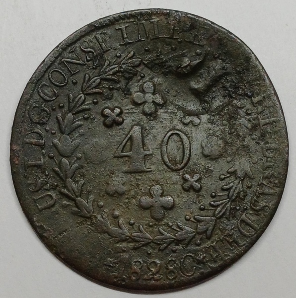 Joias . NUMISMÁTICA - ANTIGA MOEDA DE COBRE DO BRASIL ( IMPÉRIO foto 1