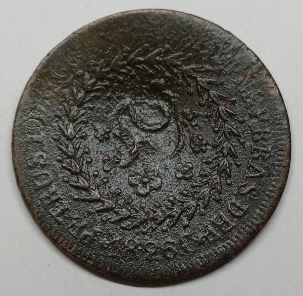 Joias . NUMISMÁTICA - ANTIGA MOEDA DE COBRE DO BRASIL ( IMPÉRIO foto 6