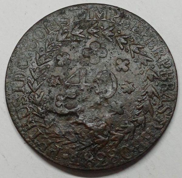 Joias . NUMISMÁTICA - ANTIGA MOEDA DE COBRE DO BRASIL ( IMPÉRIO foto 7