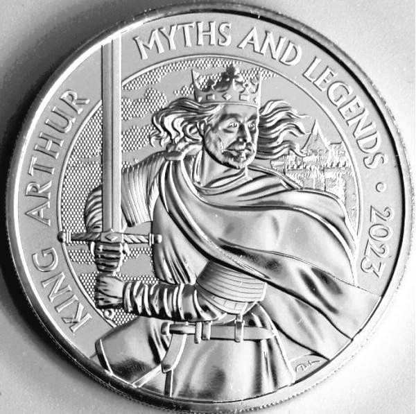 Joias . Moeda Estrangeira do Reino Unido 5 Pounds ano 2023 Certificada pela NGC como ...