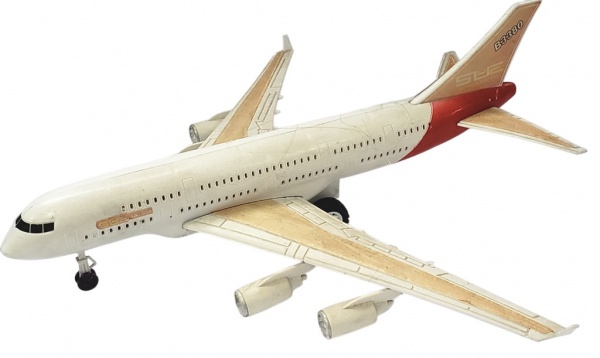 Joias . Miniatura produzida em plástico duro, do avião Airbus A foto 1
