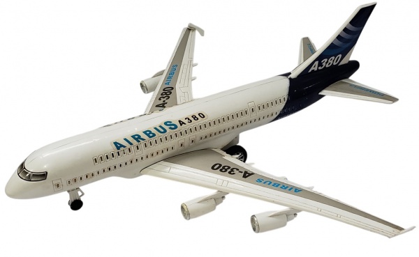 Joias . Miniatura produzida em plástico duro, do avião Airbus A foto 4