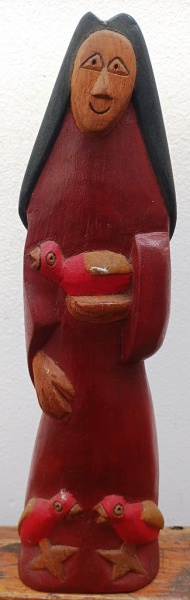 Joias . BENEDITO JOSE DOS SANTOS - ESCULTURA EM MADEIRA, DO FAMOSO ARTISTA POPULAR ...