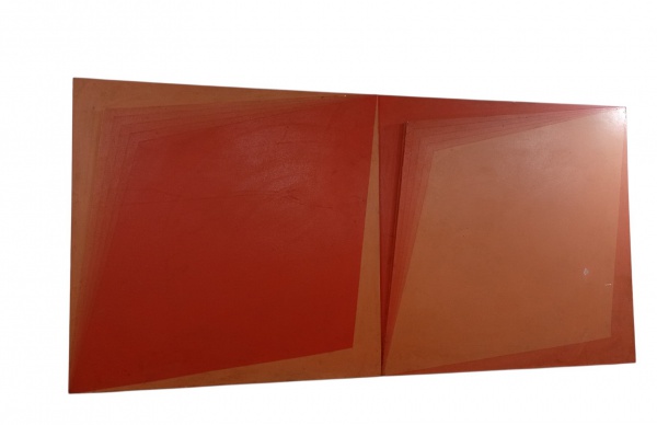 Joias . Marcia Barroso do Amaral, acrílico sobre placa, 1974. Medidas: 70  140 cm. ...