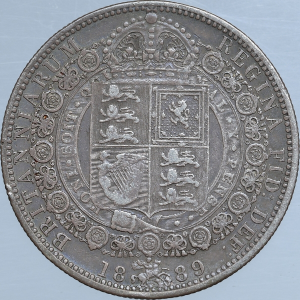 Joias . Moeda da Inglaterra - 1/2 crown - 1826 - Prata (.925) - foto 1