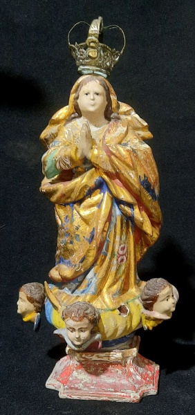 Joias . ARTE SACRA IMAGEM REPRESENTANDO SÃO JOSE COM MENINO JES foto 1