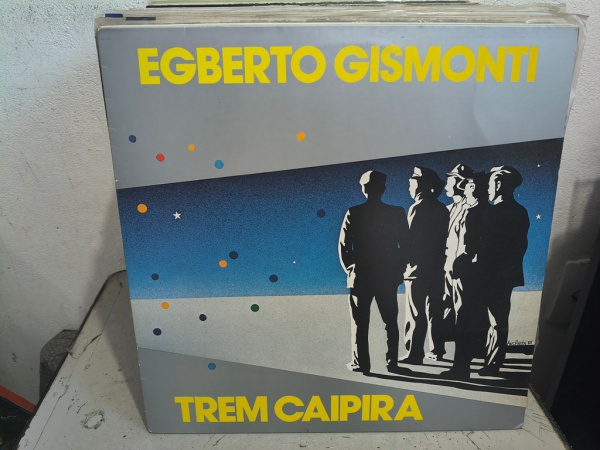 Joias . LP Egberto Gismonti - Trem Caipira. Com encarte, capa e disco VG+