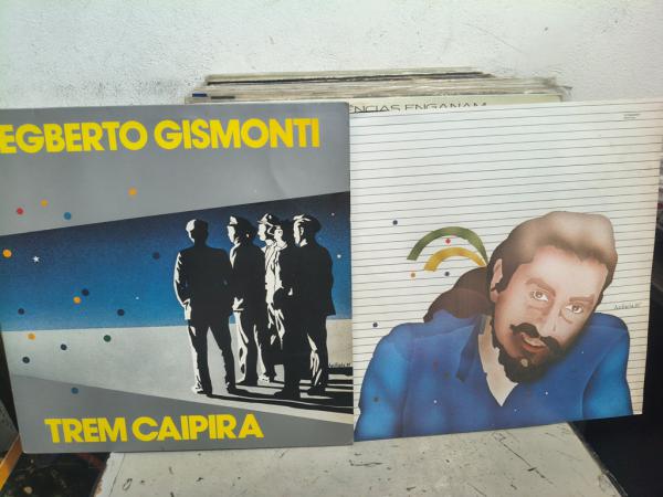 LP Egberto Gismonti - Trem Caipira. Com encarte, capa e disco VG+