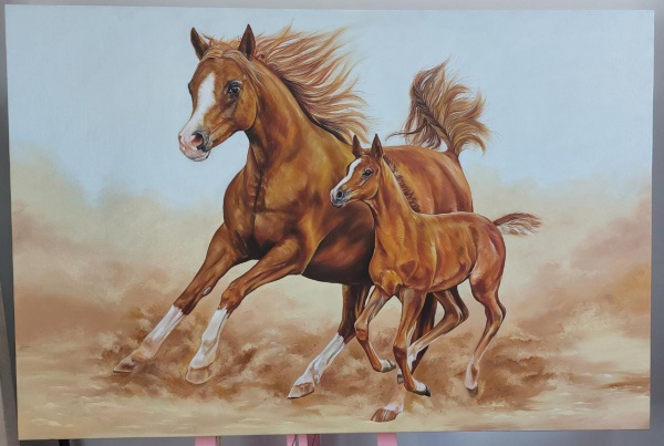 Arte . Quadro - Margaret Zanetti - AVES - Mosaico pintado, Acr foto 7