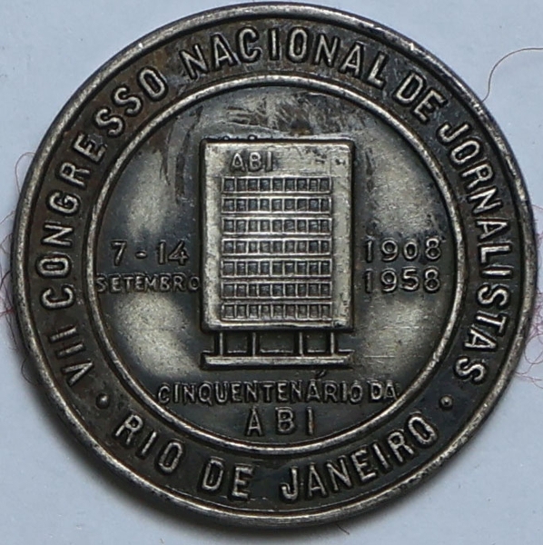 Medalha do Brasil - 1960 - Visita do presidente dos Est