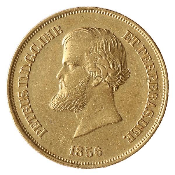 Joias . Brasil, 12800 Réis, 1730M. Ouro. AI O286. MBC. Muito be foto 5